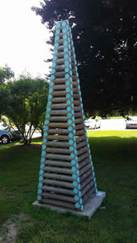 Image may contain: sky, tree, grass and outdoor